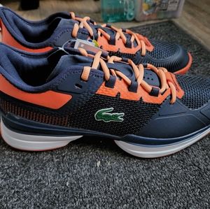 Lacoste Men's AG-LT21 Ultra Roland Garros Textile Tennis Shoes